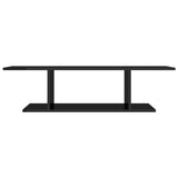 Wall Mounted TV Cabinet High Gloss Black 103x30x26.5 cm