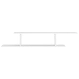 Wall-Mounted TV Shelf White 125x18x23 cm Engineered Wood