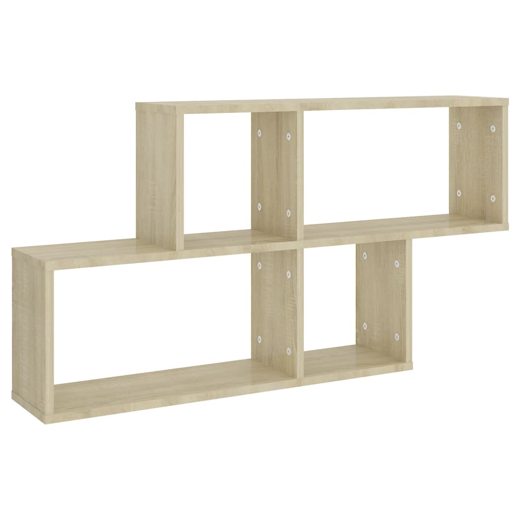 Wall Shelf Sonoma Oak 100x18x53 cm Engineered Wood