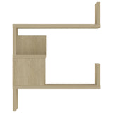 Wall Corner Shelf Sonoma Oak 40x40x50 cm Engineered Wood