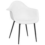 Dining Chairs 2 pcs White PP