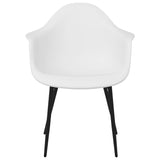 Dining Chairs 2 pcs White PP