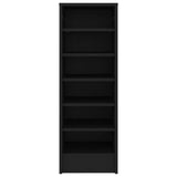 Shoe Cabinet Black 31.5x35x90 cm Engineered Wood