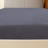 Jersey Fitted Sheet Anthracite 90x200 cm Cotton