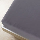 Jersey Fitted Sheet Anthracite 90x200 cm Cotton