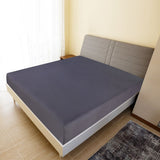 Jersey Fitted Sheet Anthracite 90x200 cm Cotton