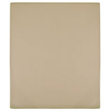 Jersey Fitted Sheets 2 pcs Taupe 90x200 cm Cotton