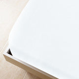 Jersey Fitted Sheets 2 pcs White 140x200 cm Cotton