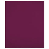 Jersey Fitted Sheet Bordeaux 160x200 cm Cotton