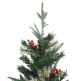 Christmas Tree with Pine Cones Green 195 cm PVC&PE