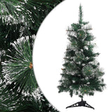 Artificial Christmas Tree with Stand Green and White 90 cm PVC