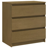 Bedside Cabinets 2 pcs Honey Brown 60x36x64 cm Solid Pinewood