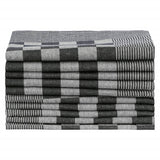 Kitchen Towels 10 pcs Black and White 50x70 cm Cotton