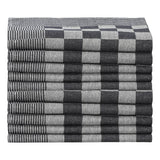 Kitchen Towels 10 pcs Black and White 50x70 cm Cotton