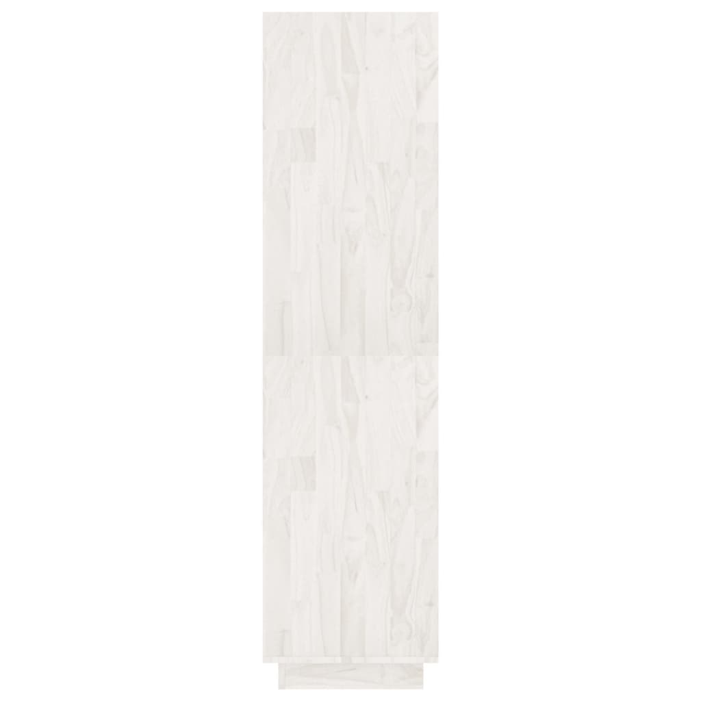 Book Cabinet/Room Divider White 80x35x135 cm Solid Pinewood