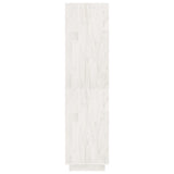 Book Cabinet/Room Divider White 80x35x135 cm Solid Pinewood