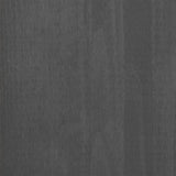 Wardrobe HAMAR Dark Grey 99x45x137 cm Solid Wood Pine