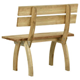 Garden Bench 110 cm Impregnated Pinewood