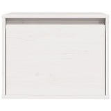 Wall Cabinet White 45x30x35 cm Solid Pinewood