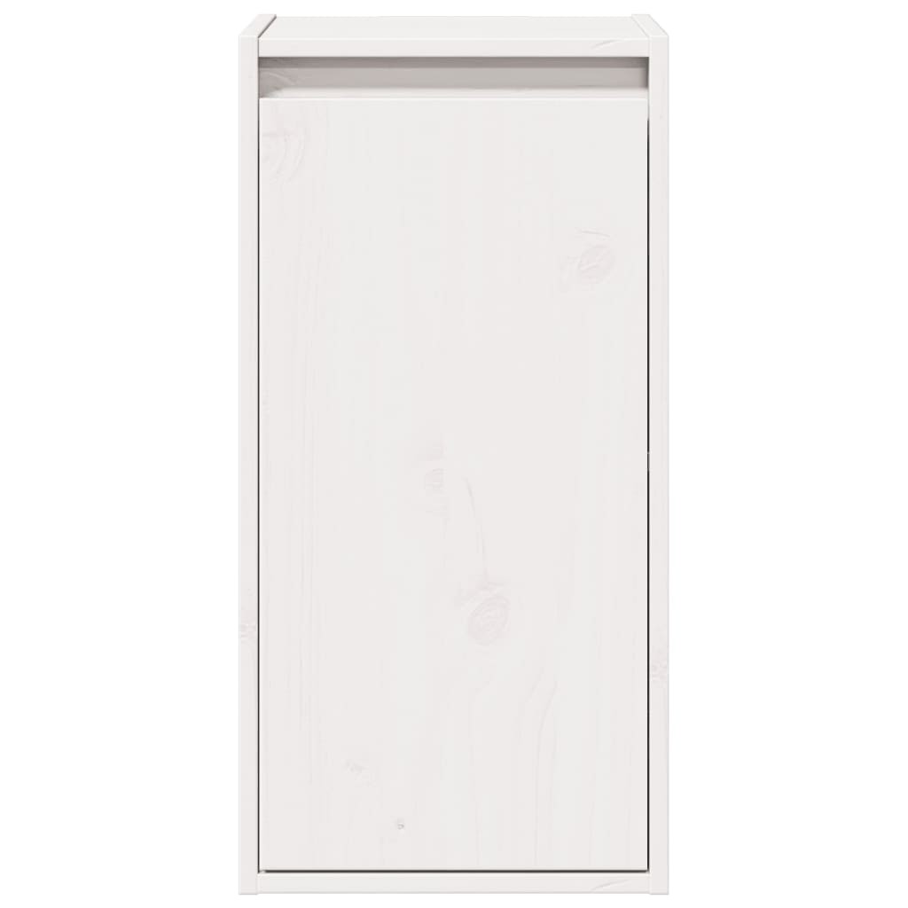 Wall Cabinet White 30x30x60 cm Solid Wood Pine