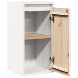 Wall Cabinet White 30x30x60 cm Solid Wood Pine