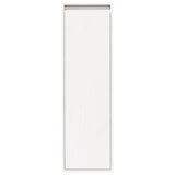 Wall Cabinet White 30x30x100 cm Solid Pinewood