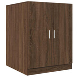 Washing Machine Cabinet Brown Oak 71x71.5x91.5 cm