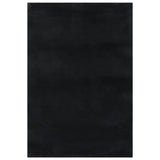 Washable Rug Soft Shaggy 160x230 cm Anti Slip Black