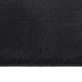 Washable Rug Soft Shaggy 160x230 cm Anti Slip Black