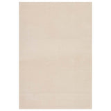 Washable Rug Soft Shaggy 160x230 cm Anti Slip Beige