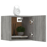 Wall Mounted TV Cabinet Grey Sonoma 30.5x30x30 cm