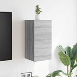 Wall Mounted TV Cabinet 2 pcs Grey Sonoma 30.5x30x30 cm