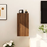 Wall Mounted TV Cabinet 2 pcs Brown Oak 30.5x30x30 cm