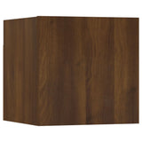 Wall Mounted TV Cabinet 2 pcs Brown Oak 30.5x30x30 cm