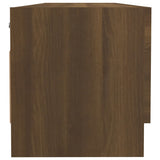 Wardrobe Brown Oak 100x32.5x35 cm Engineered Wood