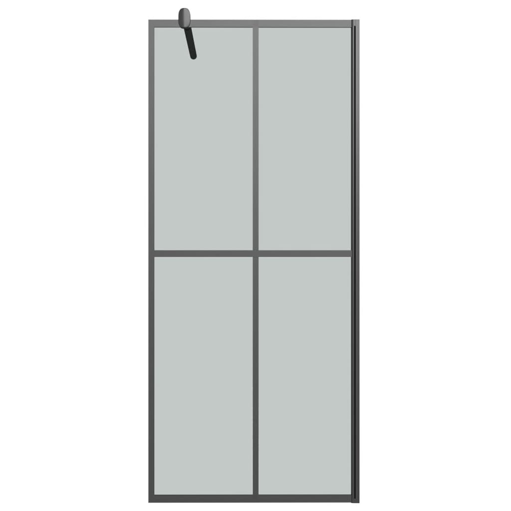 Walk-in Shower Screen 80x195 cm Dark Tempered Glass