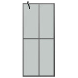 Walk-in Shower Screen 80x195 cm Dark Tempered Glass