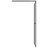 Walk-in Shower Screen 80x195 cm Dark Tempered Glass