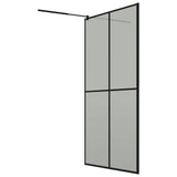 Walk-in Shower Screen 118x190 cm Dark Tempered Glass