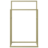 Freestanding Towel Rack Gold 48x24x78.5 cm Iron