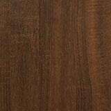 Wardrobe Brown Oak 80x50x180 cm Engineered Wood