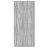 Wardrobe Grey Sonoma 90x50x200 cm Engineered Wood