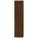 Wardrobe Brown Oak 90x50x200 cm Engineered Wood