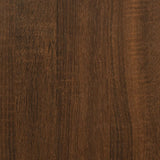 Wardrobe Brown Oak 90x50x200 cm Engineered Wood