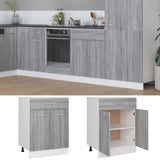 Drawer Bottom Cabinet Lyon Grey Sonoma 60x46x81.5 cm Engineered Wood