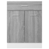 Drawer Bottom Cabinet Lyon Grey Sonoma 60x46x81.5 cm Engineered Wood