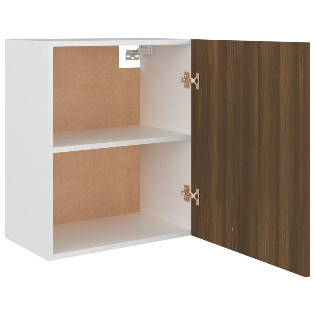 Hanging Cabinet Lyon Brown Oak 50x31x60 cm Engineered Wood