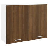 Hanging Cabinet Lyon Brown Oak 80x31x60 cm Engineered Wood