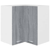 Hanging Corner Cabinet Lyon Grey Sonoma 57x57x60 cm Engineered Wood