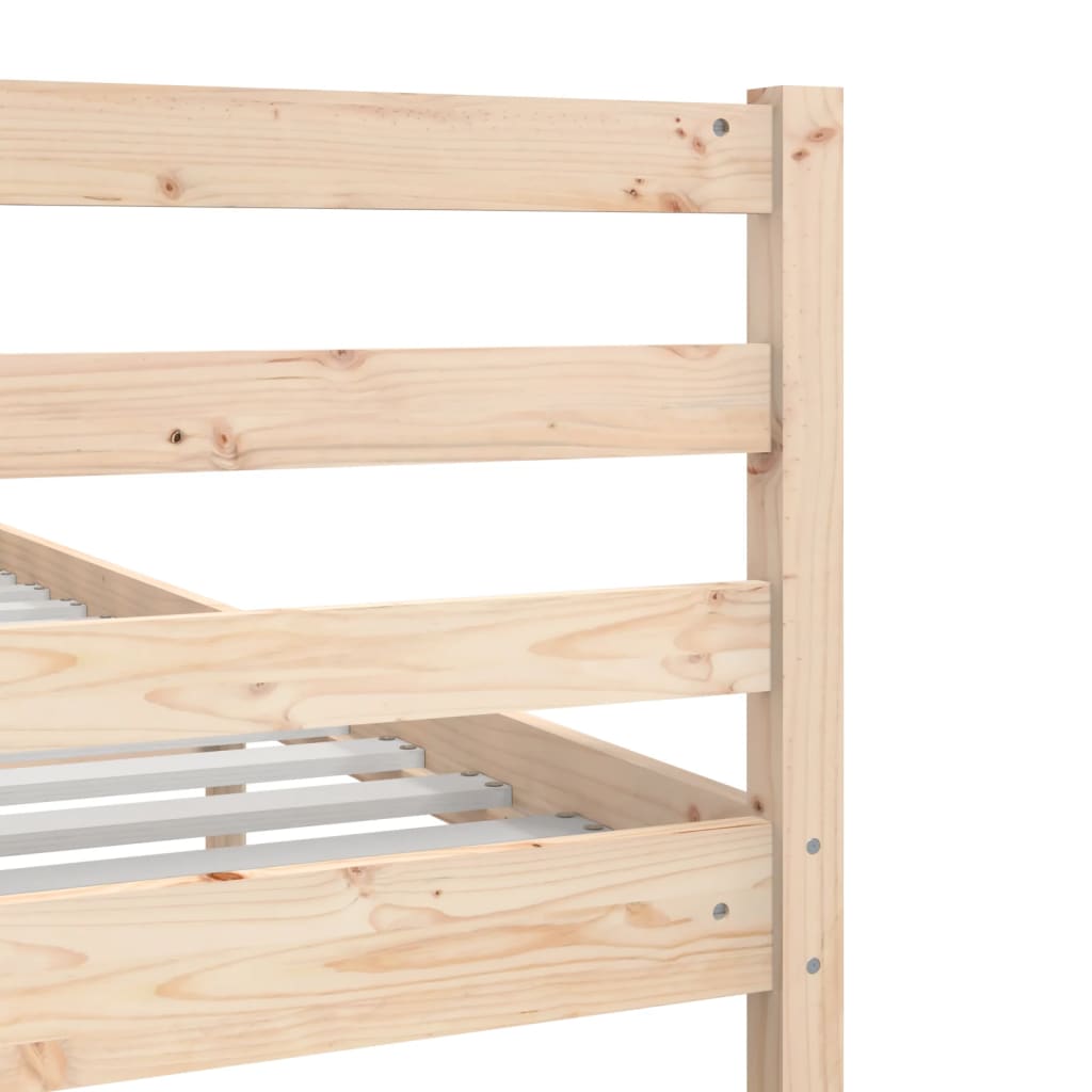 Bed Frame without Mattress Solid Wood 100x200 cm